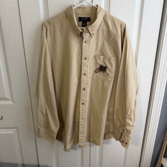 croft & barrow Other - Croft‎ & Barrow Sport fishing embroidered long sleeve size XL
